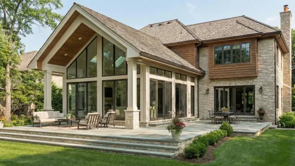 Custom home exterior
