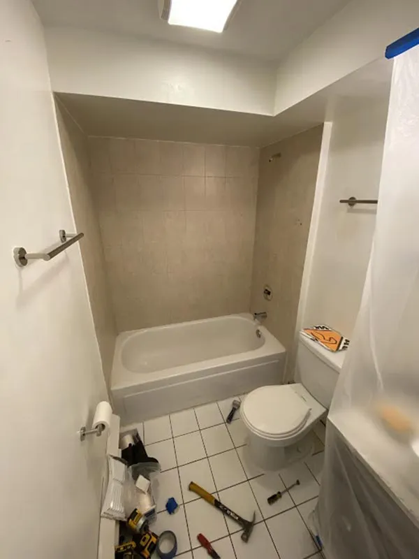 Bathroom Remodel Before Image