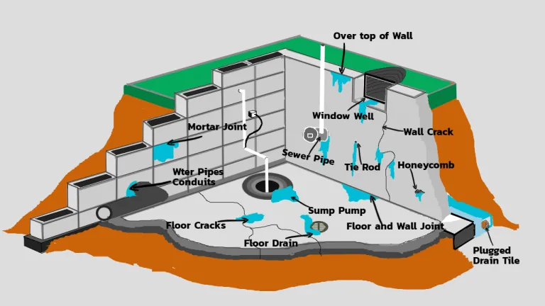 Inspect Basement Foundation For Cracks