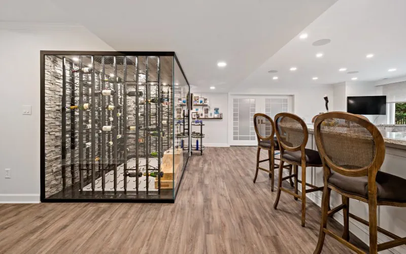 Finishing A Basement Creating a Cozy Entertainment Area