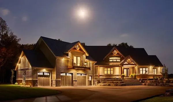 LED Lights Eco Friendly House