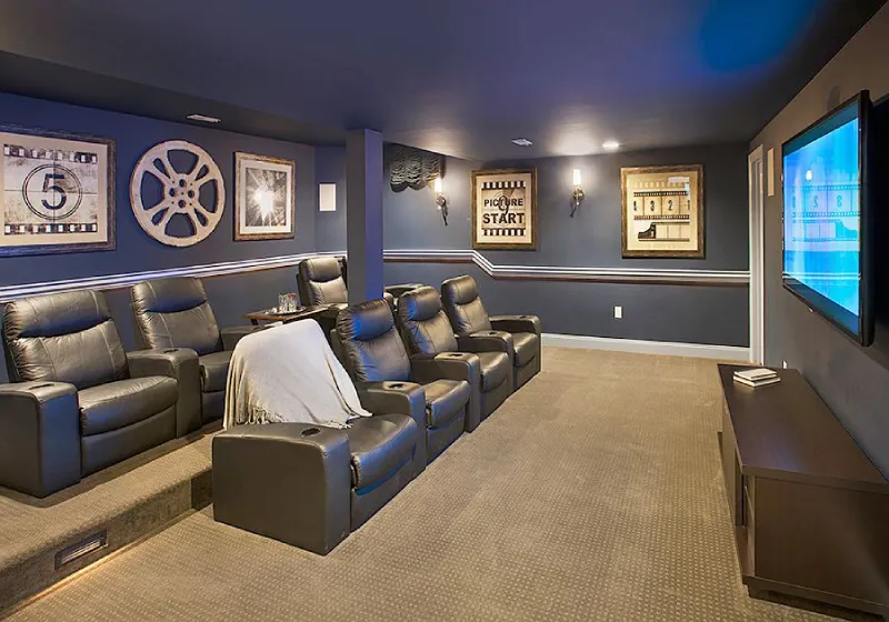 Movie Theater Basement Remodeling