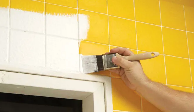 Painting Bathroom Tile Walls