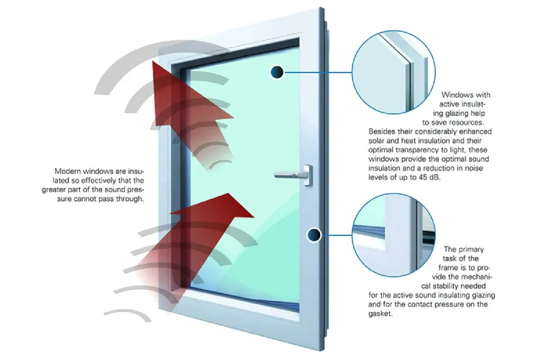 Protection against Noise with Sound Insulated Windows